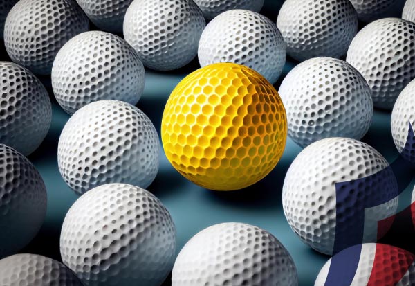 Conceptual golf ball